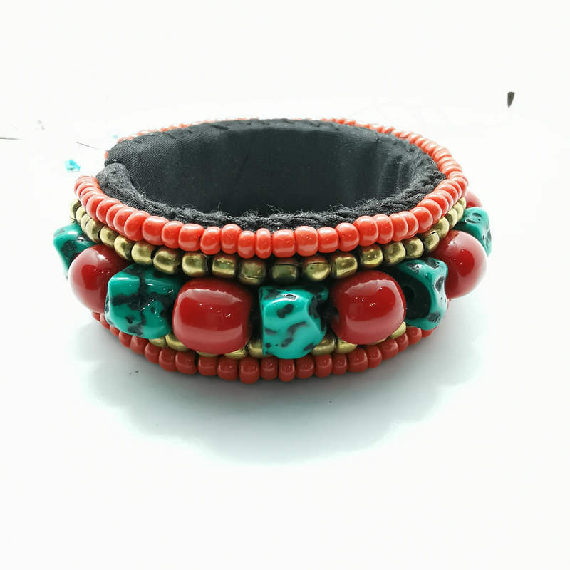 กำไลข้อมือทำมือสไตล์ทิเบต ประด - Ethnic Fashion Com บทวิจารณ์และราคา