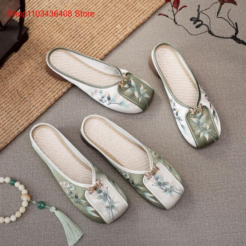 รองเท้าแตะปักลายใหม่สำหรับใส่ใ - Ethnic Style บทวิจารณ์และราคา