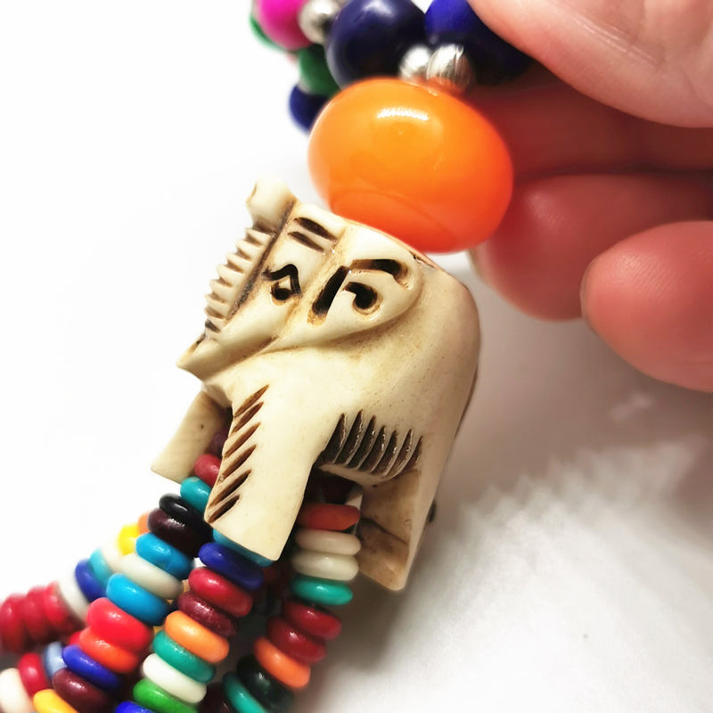เครื่องประดับทิเบต Rainbow Yak - Ethnic Fashion Com บทวิจารณ์และราคา
