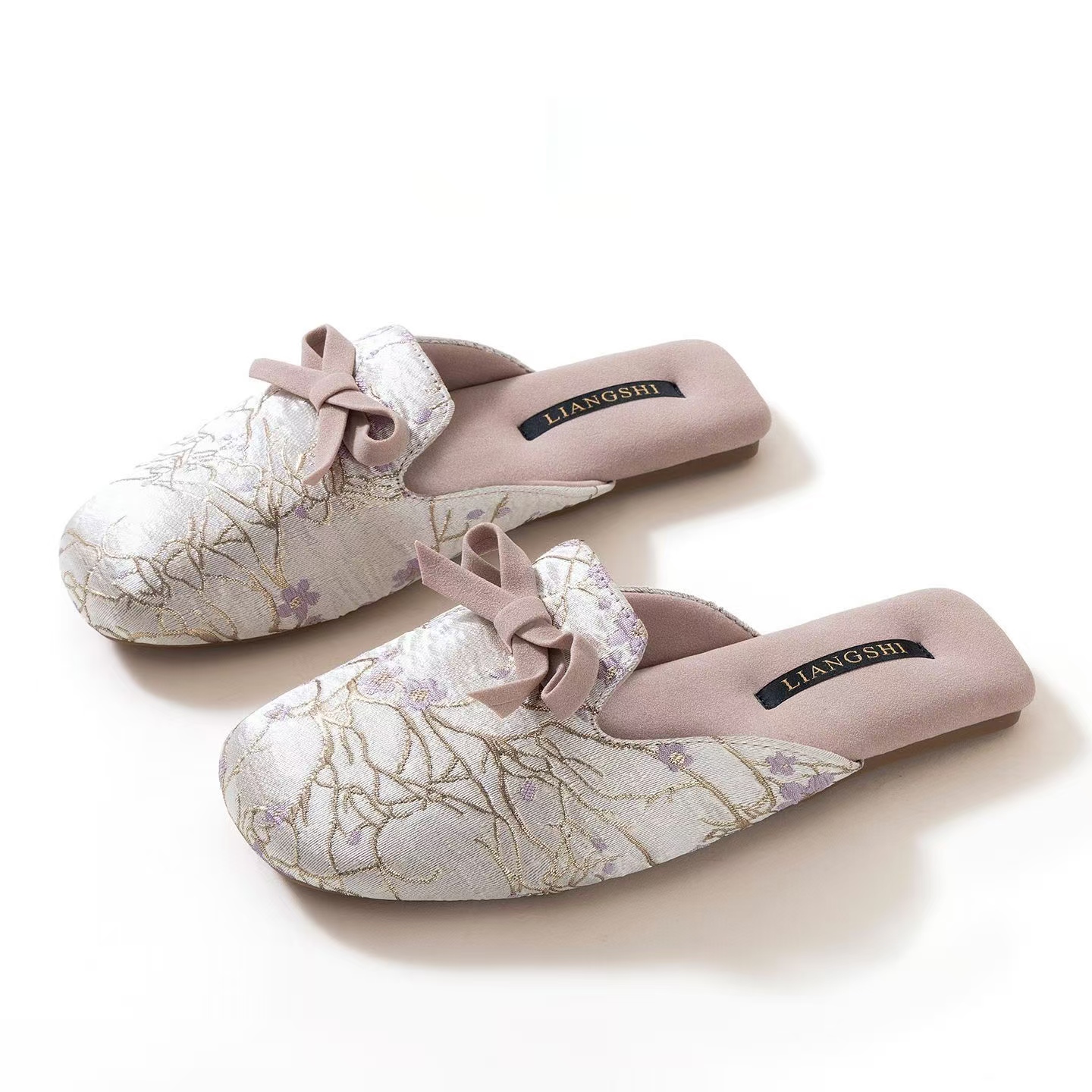 ผู้หญิงผ้าไหมพิมพ์บาโอโถวรองเท - Ethnic Style บทวิจารณ์และราคา