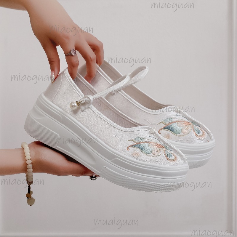 รองเท้าส้นหนาสไตล์จีนสำหรับผู้ - Ethnic Style บทวิจารณ์และราคา