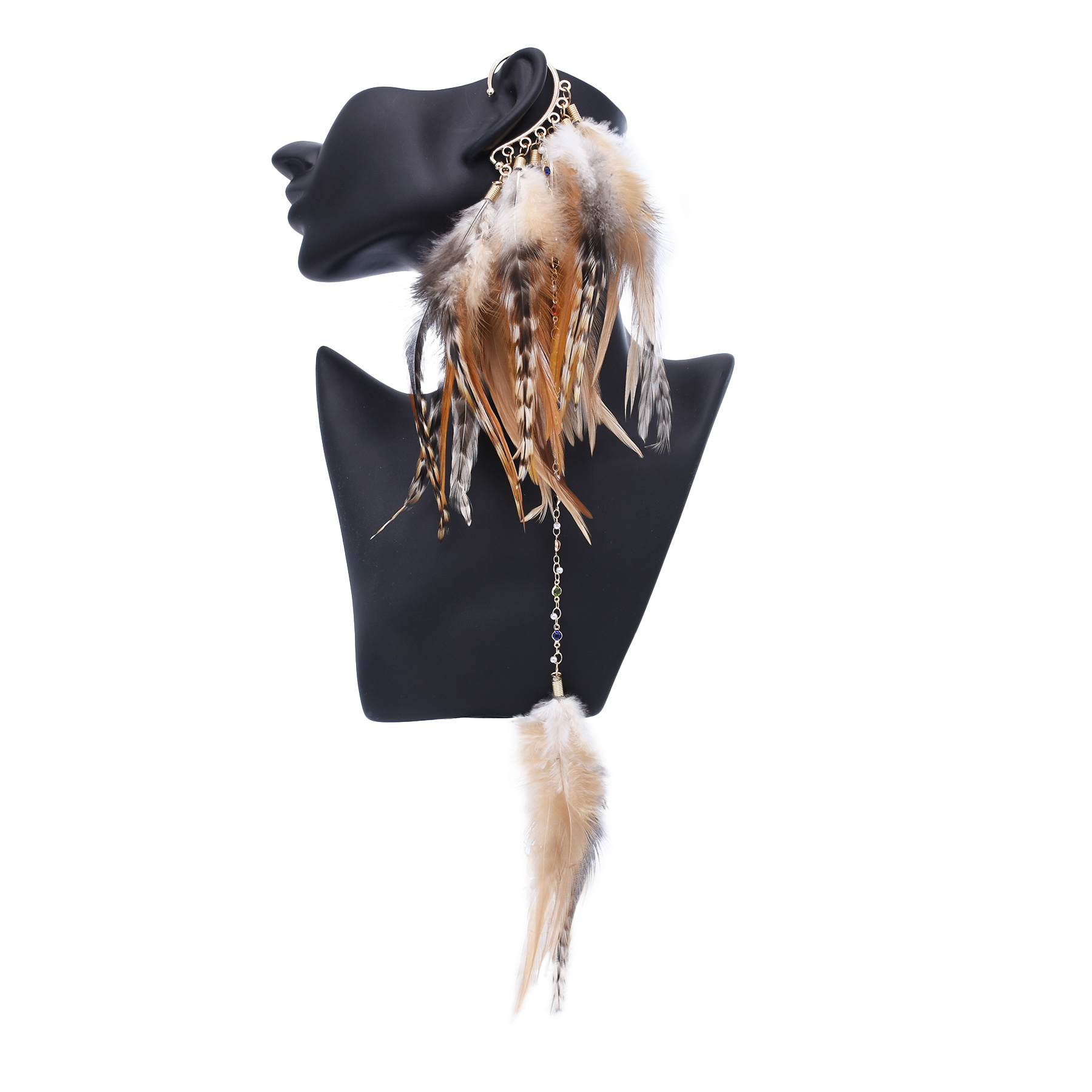 ต่างหูแบบยาวสไตล์โบฮีเมียนประด - Ethnic Indian Fashion บทวิจารณ์และราคา