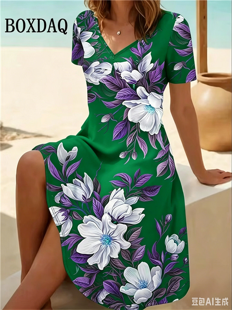 6XL พลัสไซส์ชุดเดรสผู้หญิงฤดูร - Ethnic Fashion Dress บทวิจารณ์และราคา