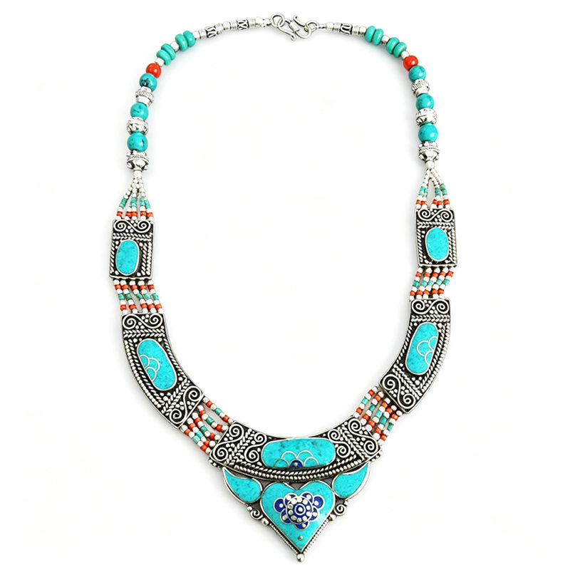 BOHO Vintage สร้อยคอคอลเลกชันท - Ethnic Fashion Com บทวิจารณ์และราคา