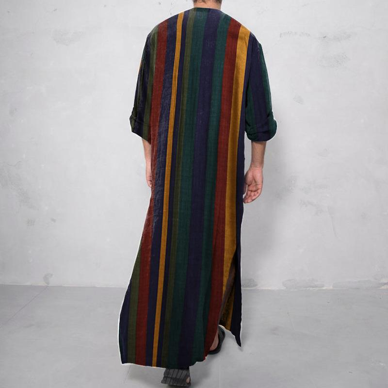 เสื้อเชิ้ตชายพิมพ์ลายยาวสไตล์เ - Fashion Ethnic Wear For Men บทวิจารณ์และราคา