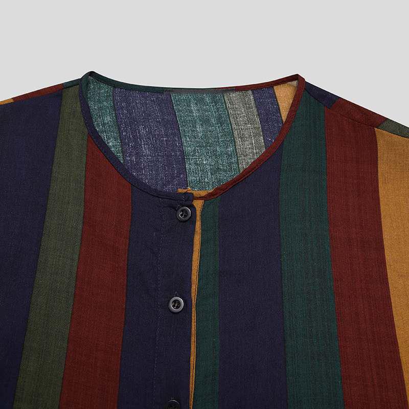 เสื้อเชิ้ตชายพิมพ์ลายยาวสไตล์เ - Fashion Ethnic Wear For Men บทวิจารณ์และราคา