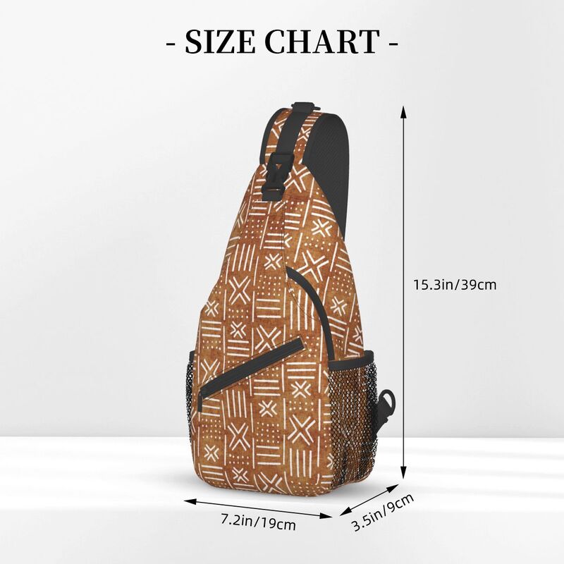 Bogolan กระเป๋าสะพายลายแอฟริกั - Ethnic Fashion Men บทวิจารณ์และราคา