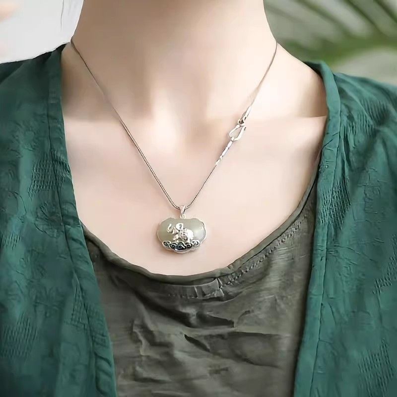 จี้ช้างเคลือบเงินแท้ 925 สไตล์ - Ethnic Contemporary Fashion บทวิจารณ์และราคา