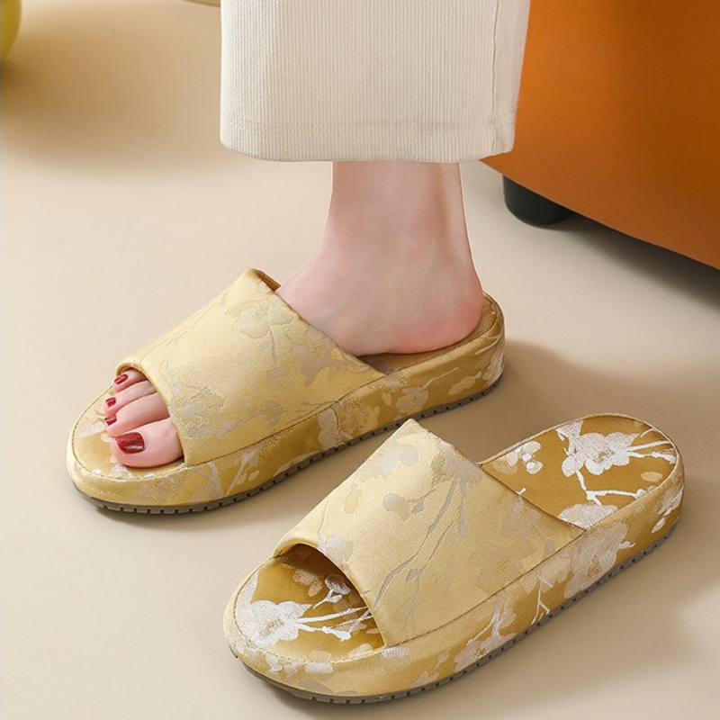 รองเท้าแตะสไตล์จีนสำหรับผู้หญิ - Ethnic Style บทวิจารณ์และราคา