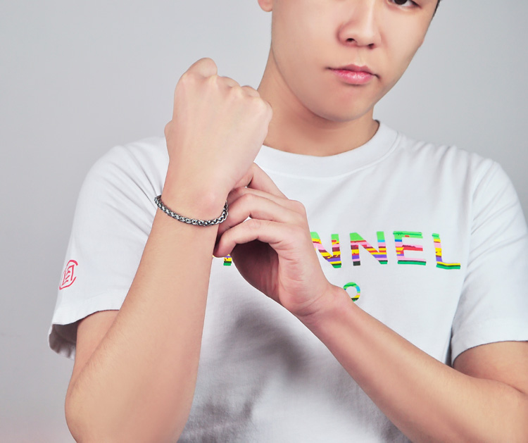 กำไลข้อมือเงินแท้ 925 สำหรับผู - Fashion Ethnic Wear For Men บทวิจารณ์และราคา