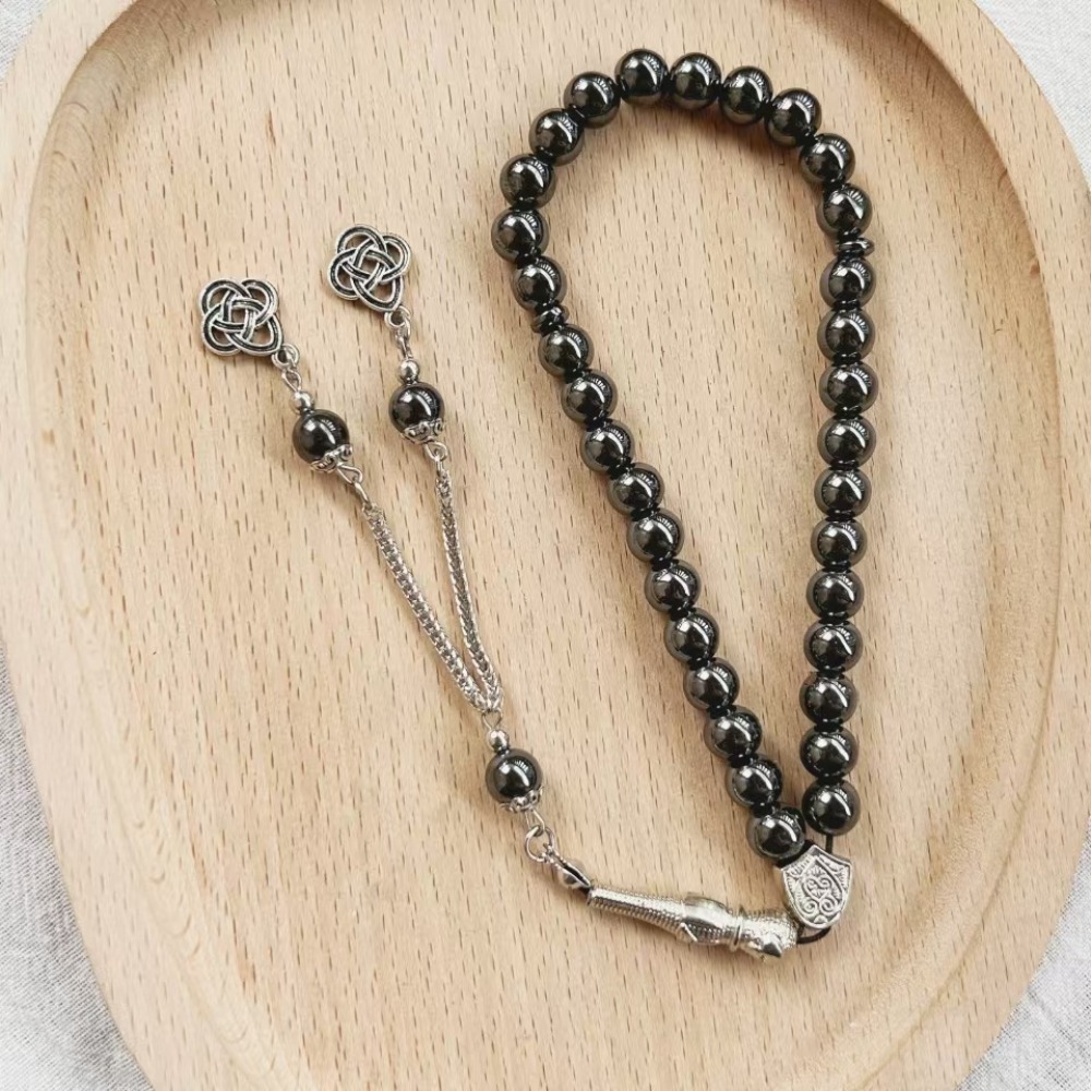 สร้อยข้อมือลูกประคำออบซิเดียนส - Fashion Ethnic Wear For Men บทวิจารณ์และราคา