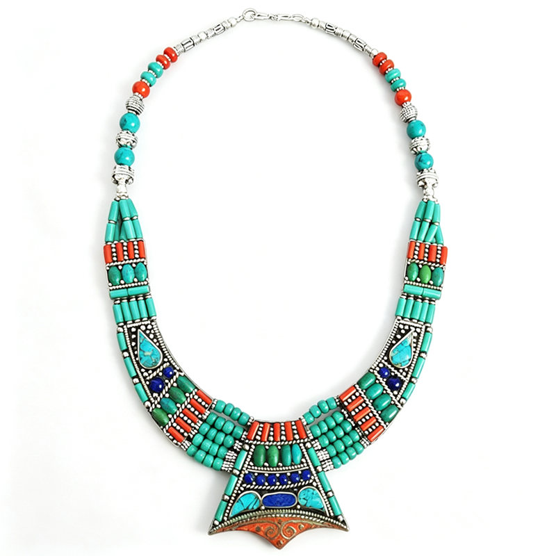 BOHO Vintage สร้อยคอคอลเลกชันท - Ethnic Fashion Com บทวิจารณ์และราคา
