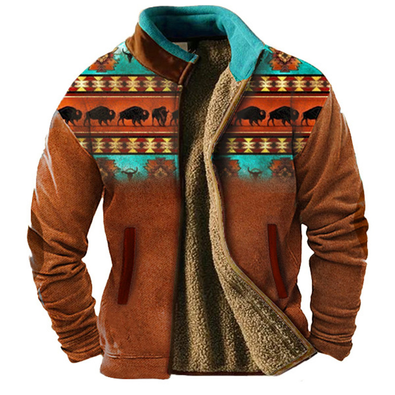 เสื้อแจ็คเก็ตบุขนสัตว์แขนยาวสำ - Fashion Ethnic Wear For Men บทวิจารณ์และราคา