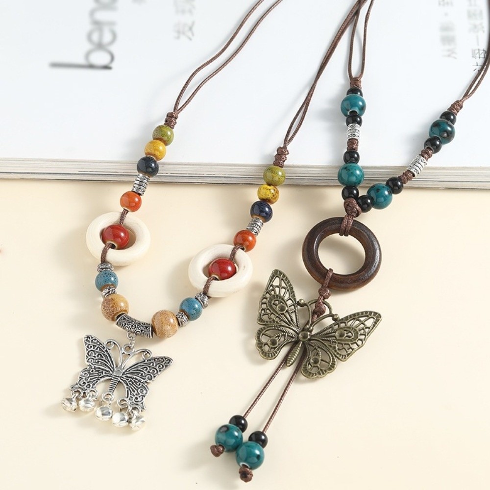 จี้รูปผีเสื้อสไตล์ชาติพันธุ์ ด - Ethnic Wear Fashion Designer บทวิจารณ์และราคา
